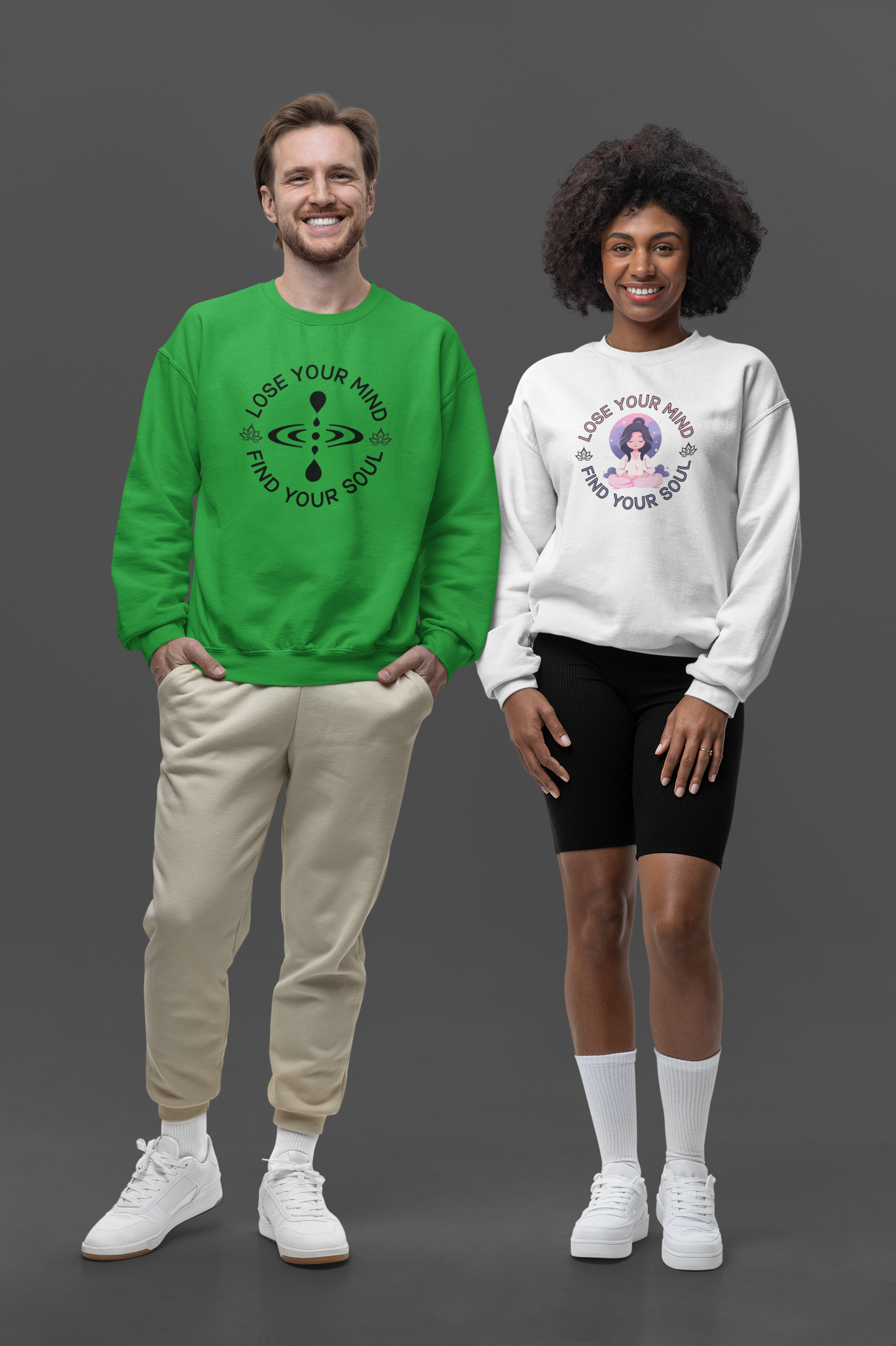 Mindful Awareness -- Icon (Adult Unisex Crewneck Sweatshirt)