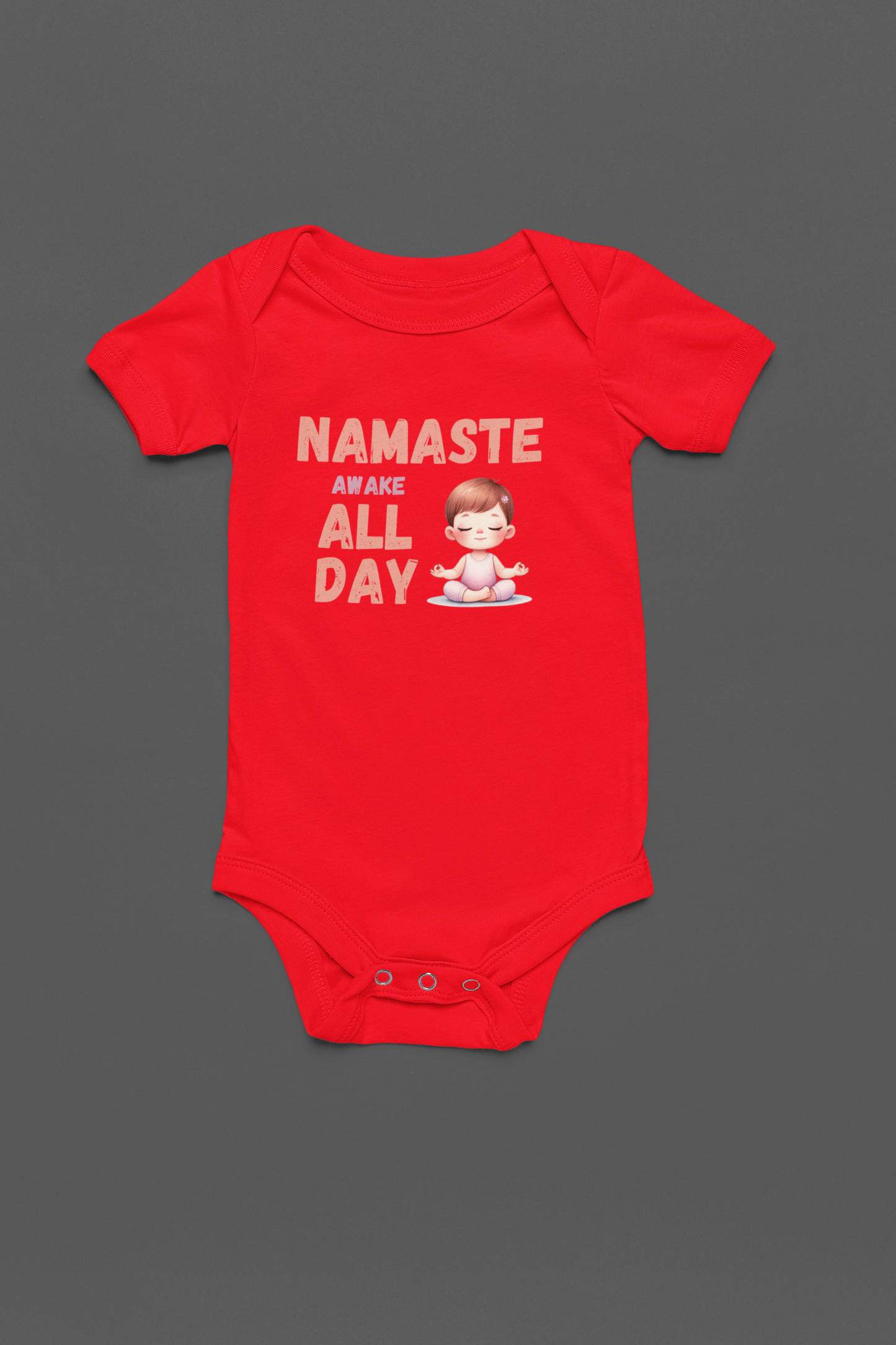Namaste Awake All Day (girl) - J&S Custom Prints