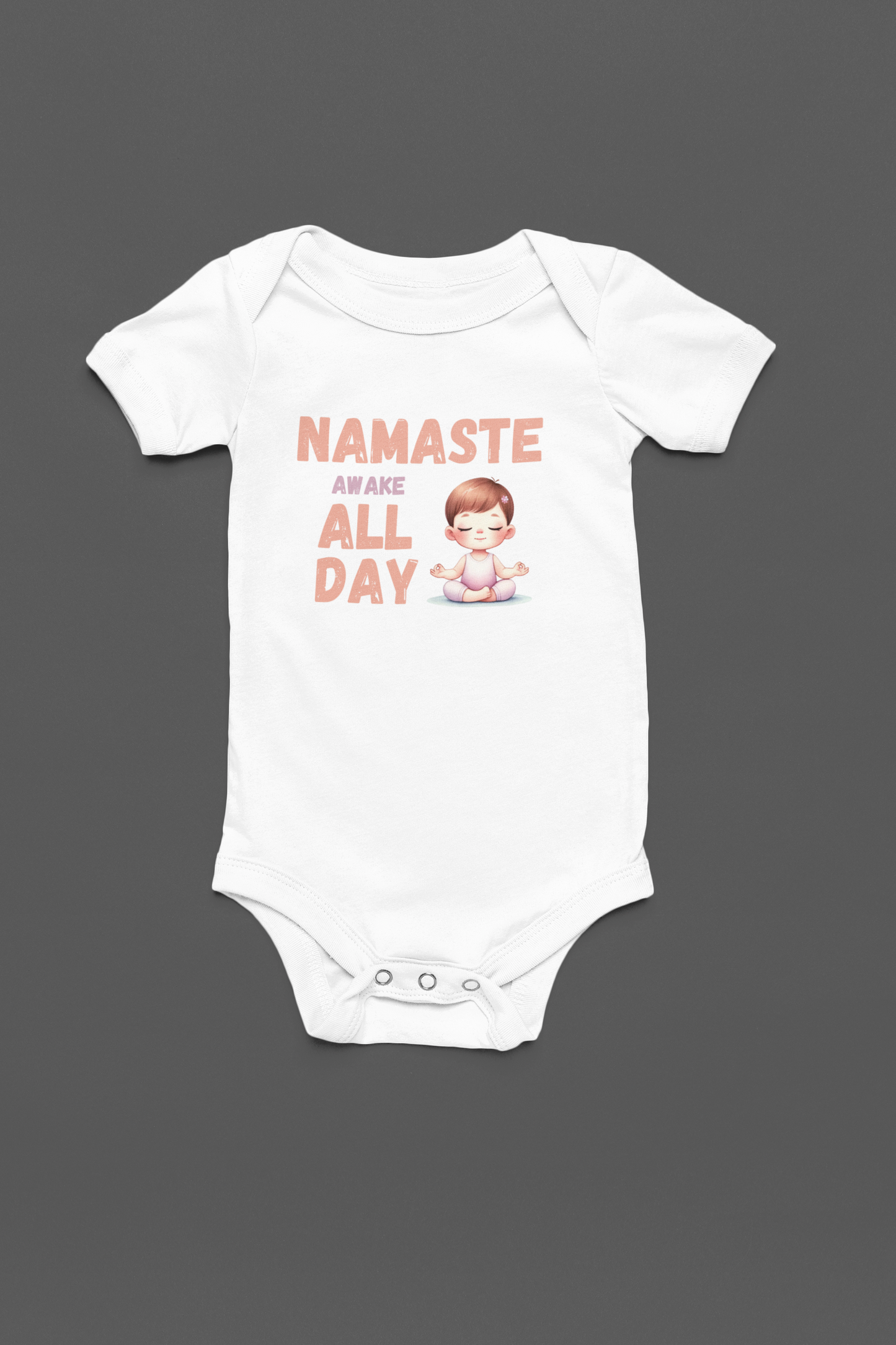 Namaste Awake All Day (girl) - J&S Custom Prints