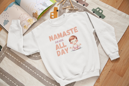 Namaste Awake All Day (girl) - J&S Custom Prints
