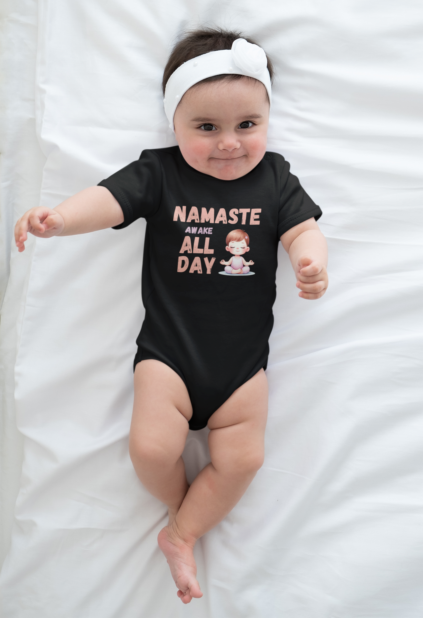 Namaste Awake All Day (girl) - J&S Custom Prints