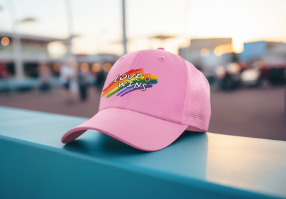 LGBTQ+ "Love Wins" (DTF Printed Hat)