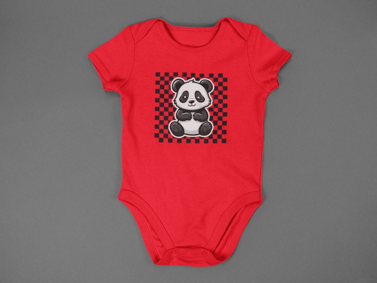 Panda (Checkered) - J&S Custom Prints