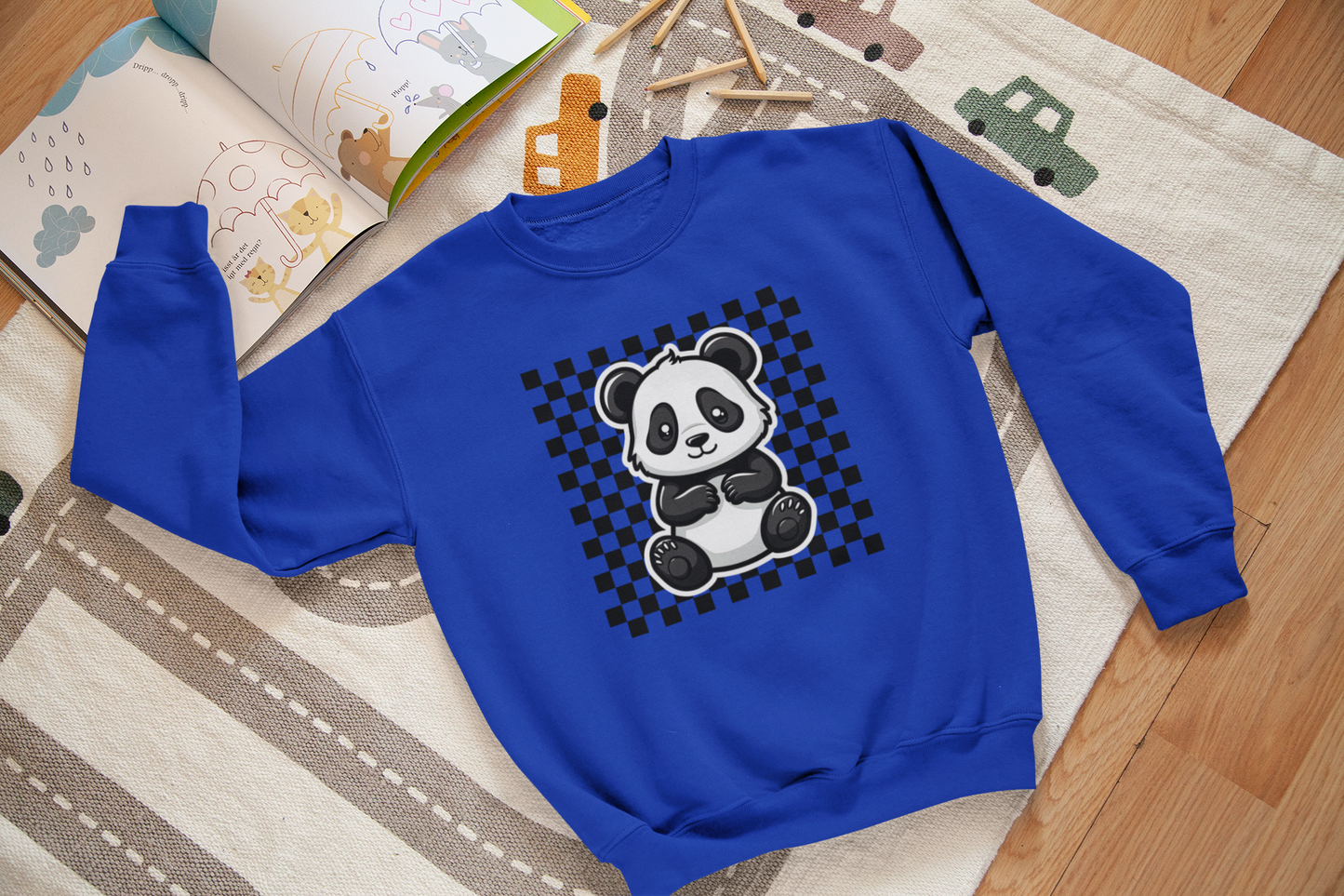 Panda (Checkered) - J&S Custom Prints