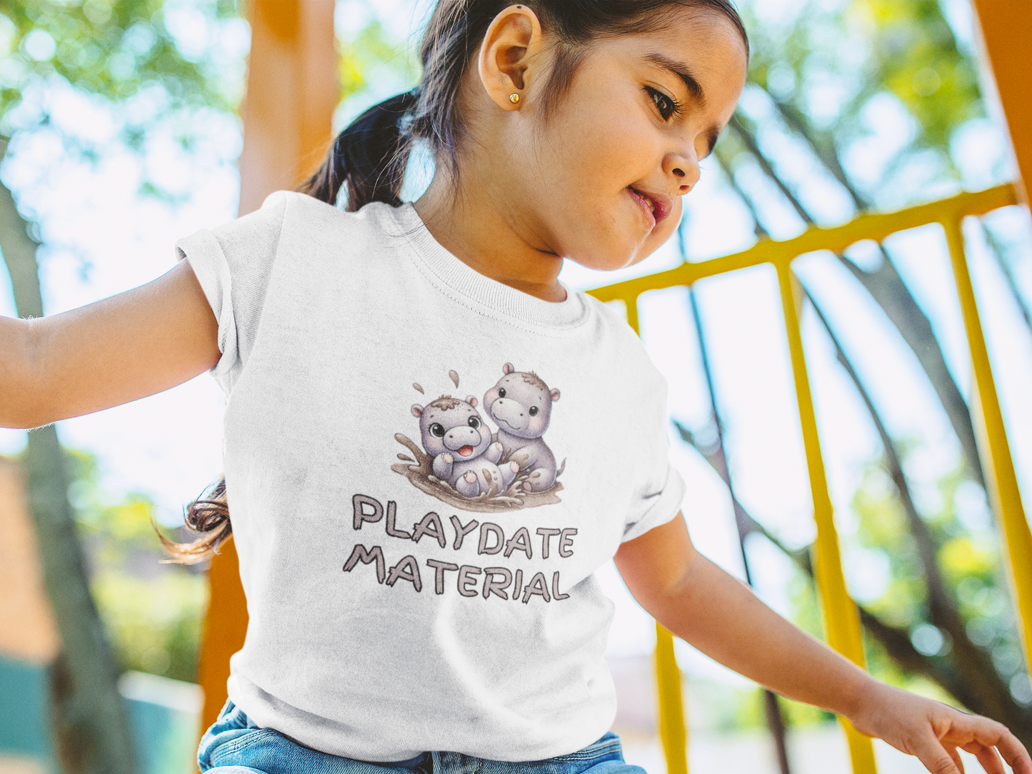 Playdate Material Hippo - J&S Custom Prints