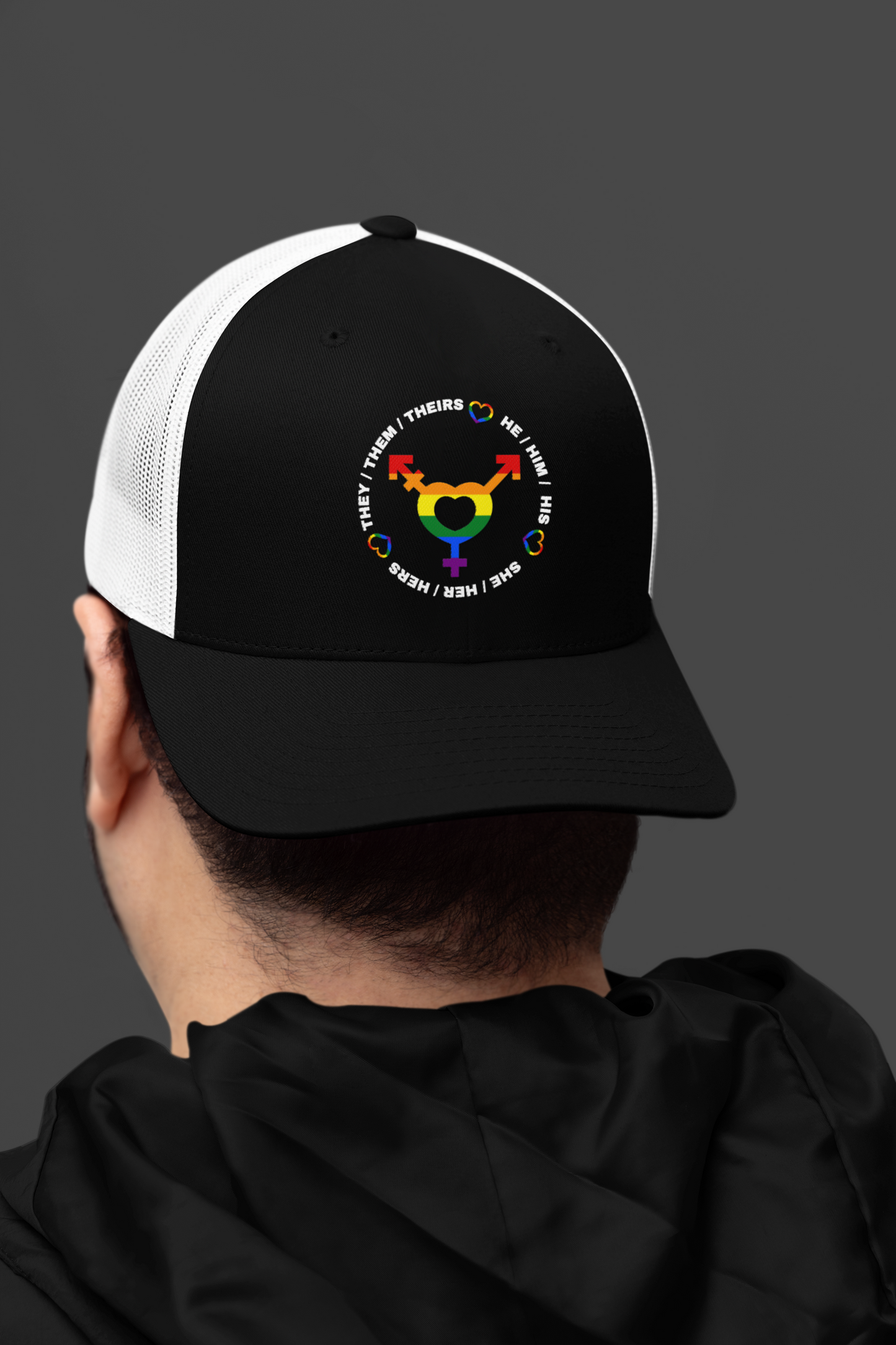 LGBTQ+ Pronouns (DTF Printed Hat)