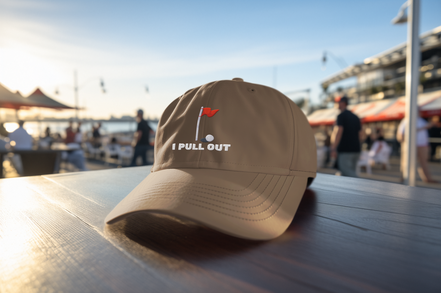 Golf -- "I Pull Out" [Without Grass Turf] (DTF Printed Hat)