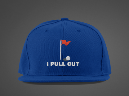 Golf -- "I Pull Out" [Without Grass Turf] (DTF Printed Hat)