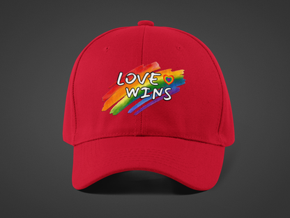 LGBTQ+ "Love Wins" (DTF Printed Hat)