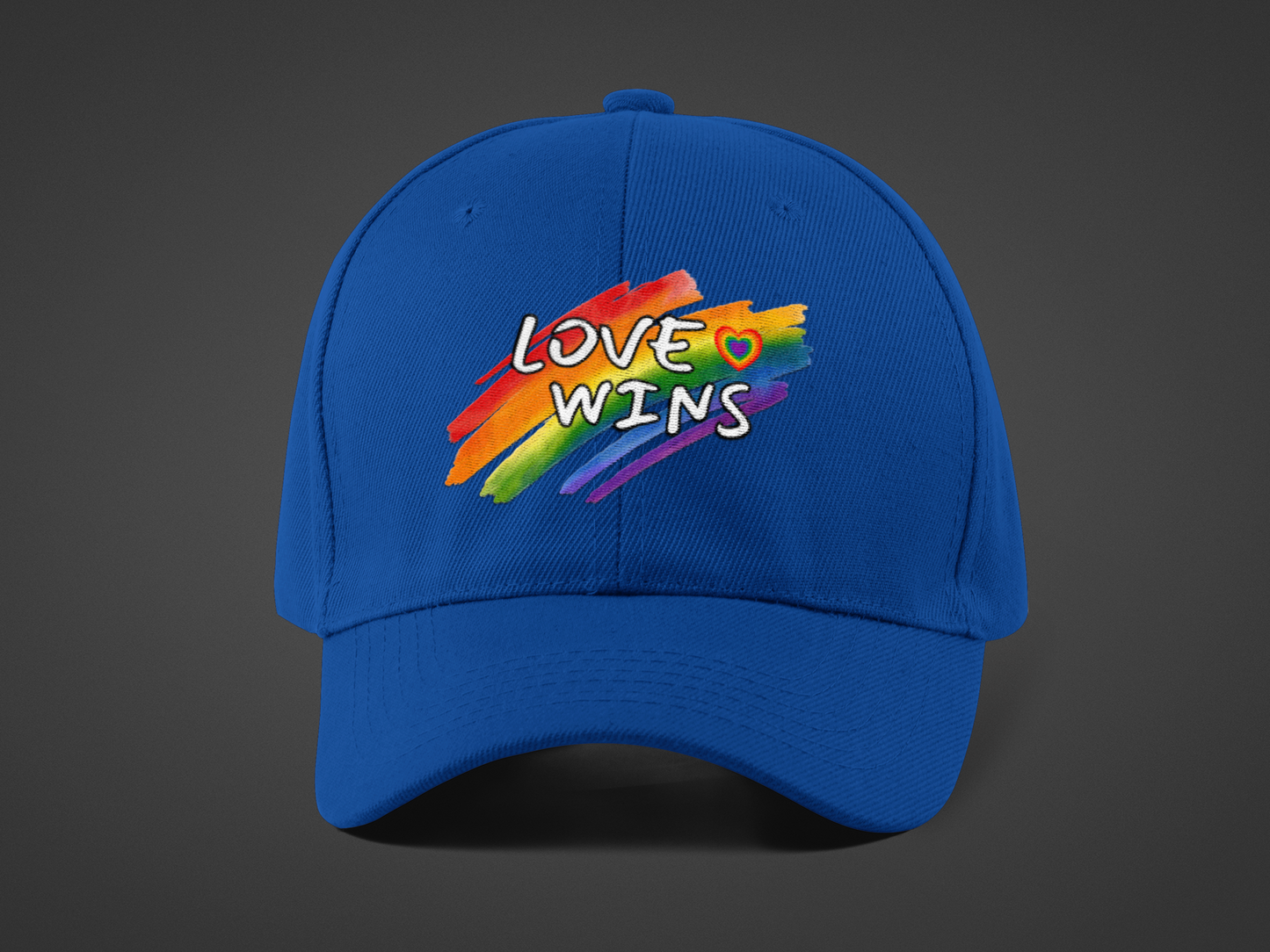 LGBTQ+ "Love Wins" (DTF Printed Hat)