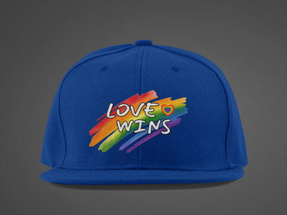 LGBTQ+ "Love Wins" (DTF Printed Hat)