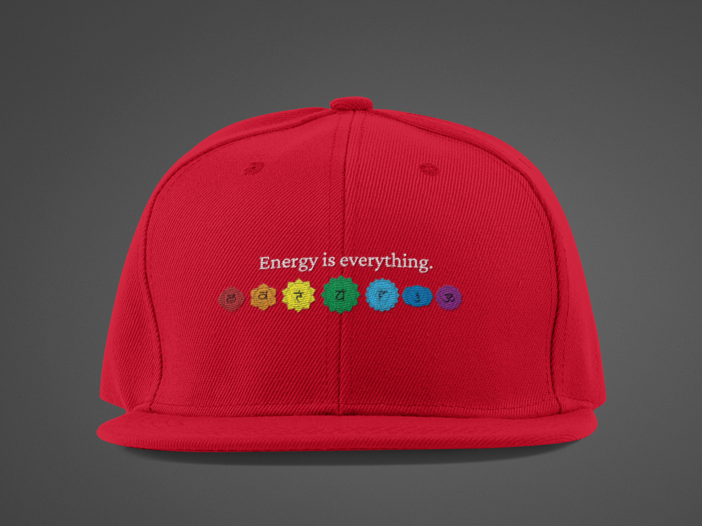 Energy is Everything -- Chakras (DTF Printed Hat)