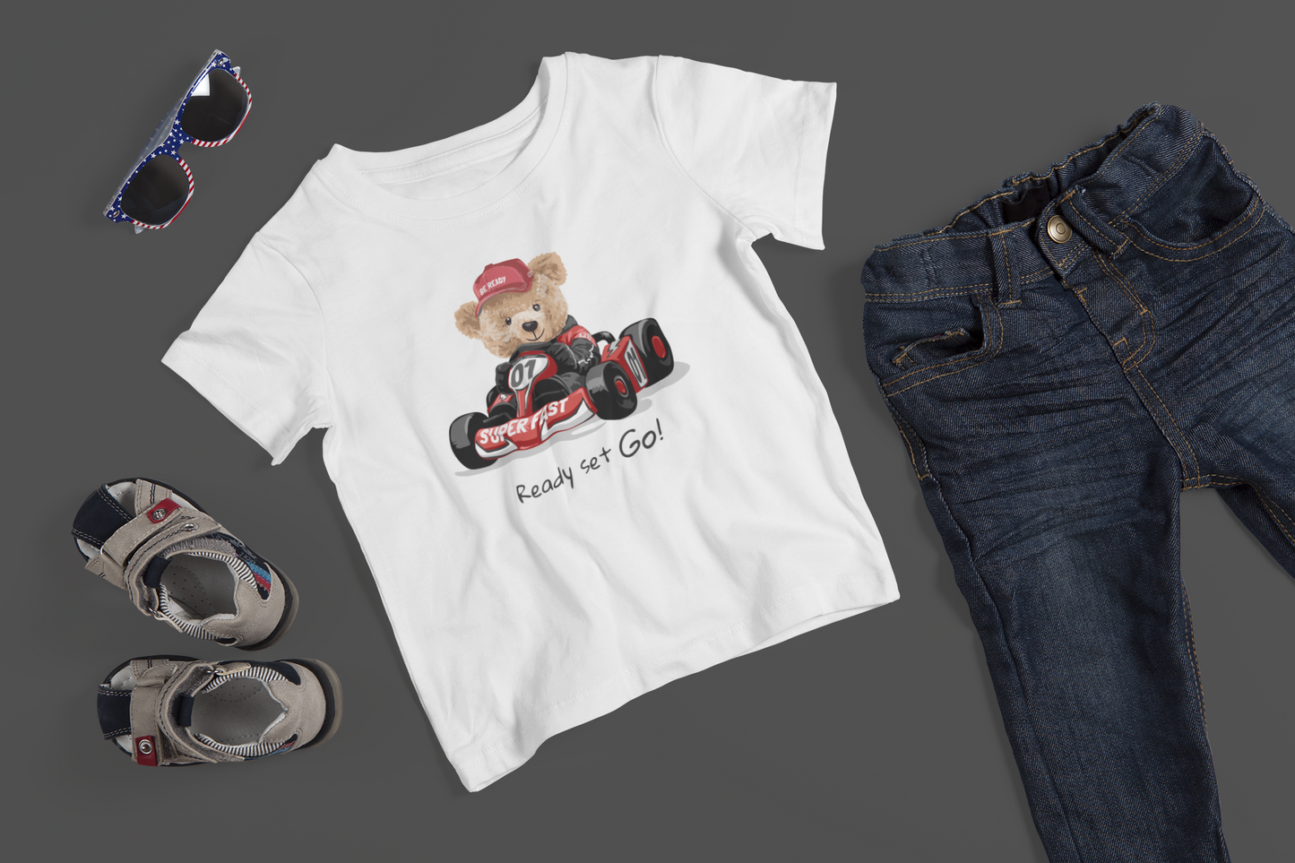 Racer Bear - J&S Custom Prints