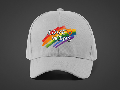 LGBTQ+ "Love Wins" (DTF Printed Hat)