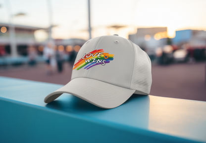LGBTQ+ "Love Wins" (DTF Printed Hat)