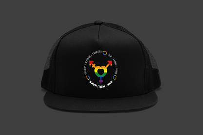 LGBTQ+ Pronouns (DTF Printed Hat)