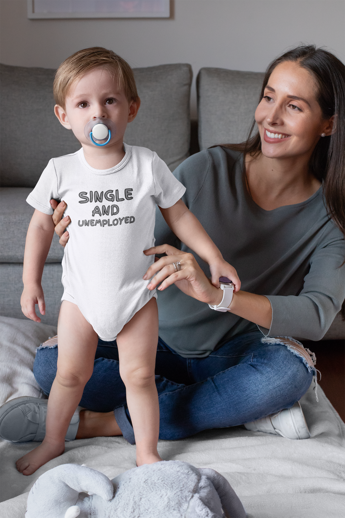 Single And Unemployed - J&S Custom Prints