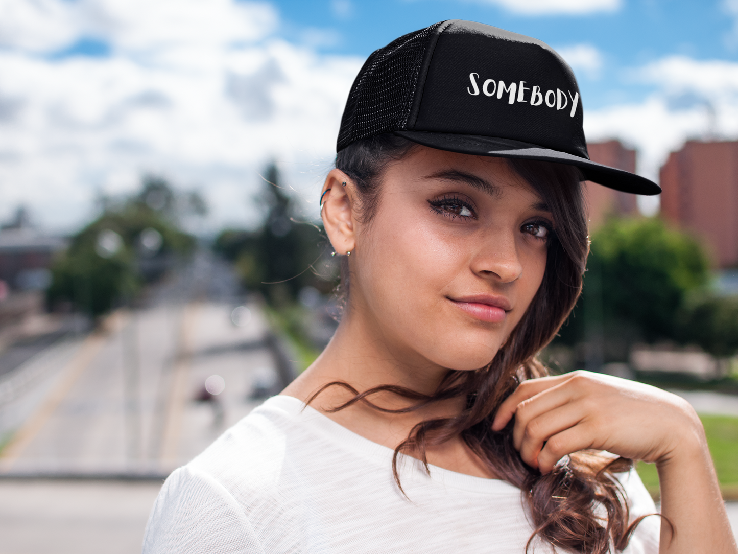 Matching Couple's Hat -- "Somebody" (DTF Printed Hat)