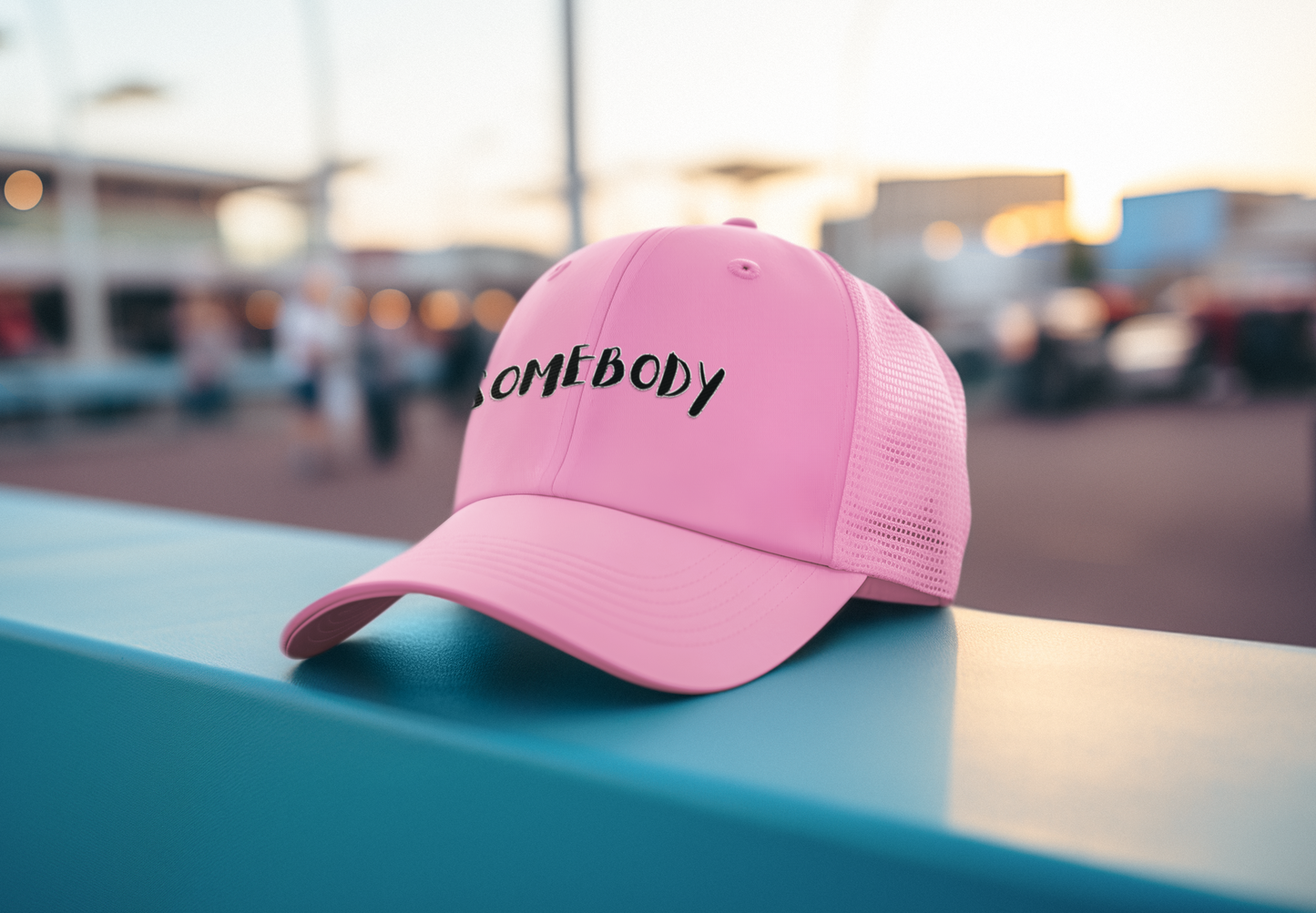 Matching Couple's Hat -- "Somebody" (DTF Printed Hat)