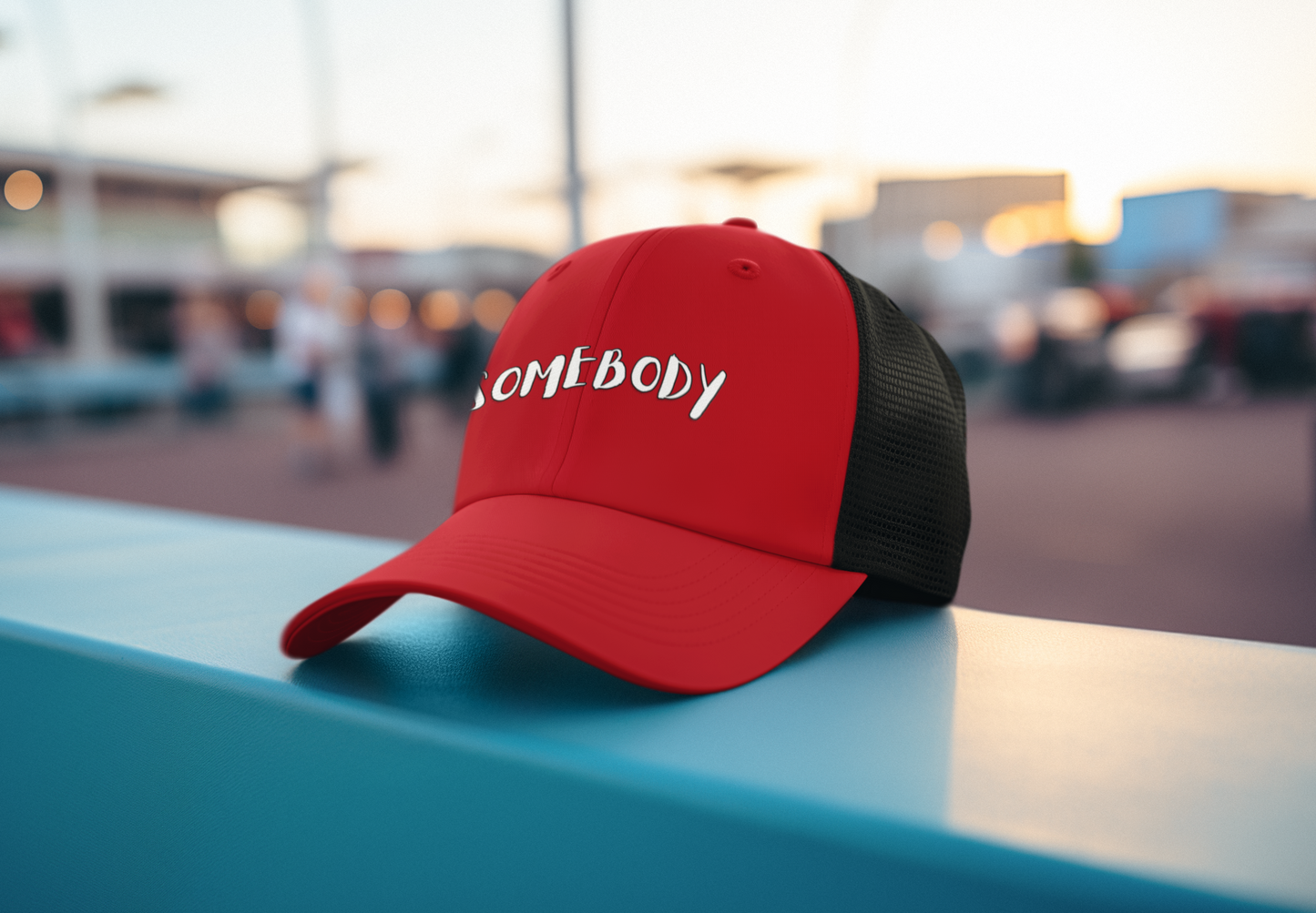 Matching Couple's Hat -- "Somebody" (DTF Printed Hat)