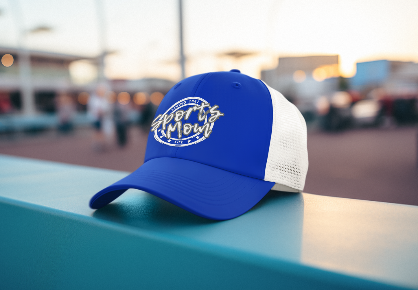 Sports Mom (DTF Printed Hat -- Gray Font) - J&S Custom Prints