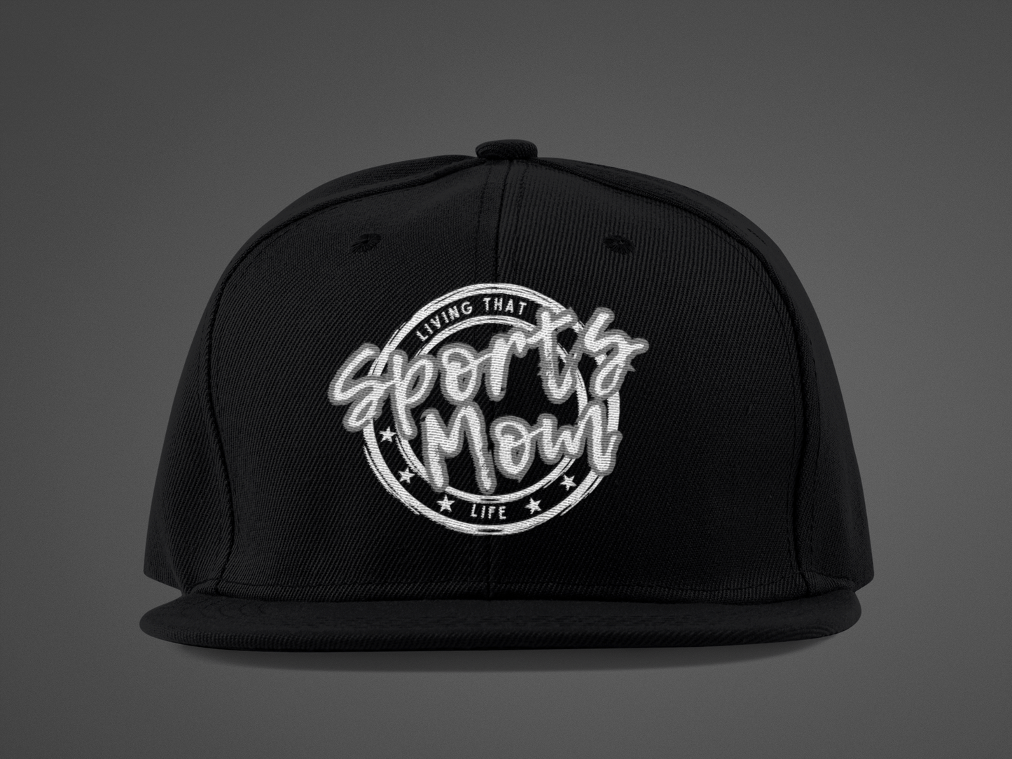 Sports Mom (DTF Printed Hat -- Gray Font) - J&S Custom Prints