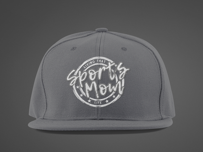 Sports Mom (DTF Printed Hat -- Gray Font) - J&S Custom Prints