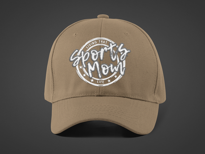 Sports Mom (DTF Printed Hat -- Gray Font) - J&S Custom Prints