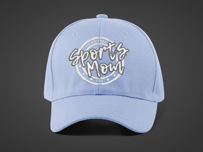 Sports Mom (DTF Printed Hat -- Gray Font) - J&S Custom Prints