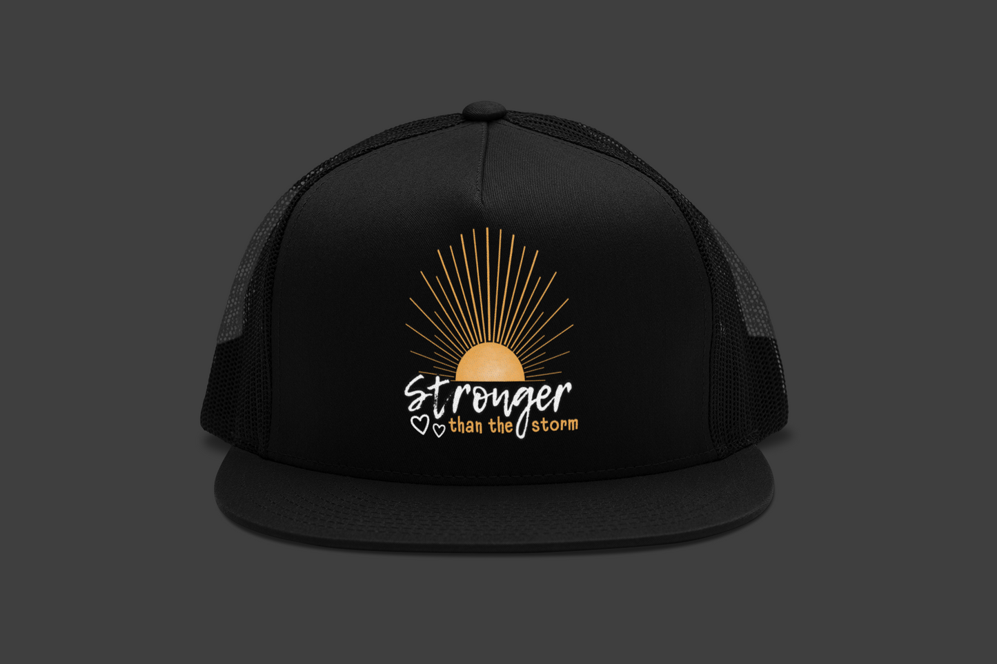 Stronger Than The Storm (DTF Printed Hat)