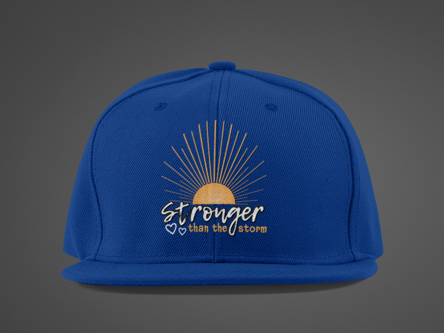 Stronger Than The Storm (DTF Printed Hat)