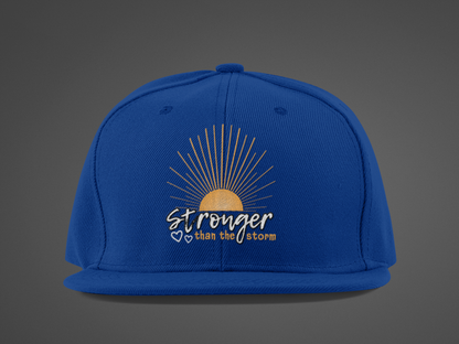 Stronger Than The Storm (DTF Printed Hat)