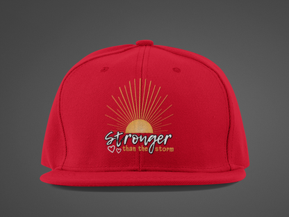 Stronger Than The Storm (DTF Printed Hat)