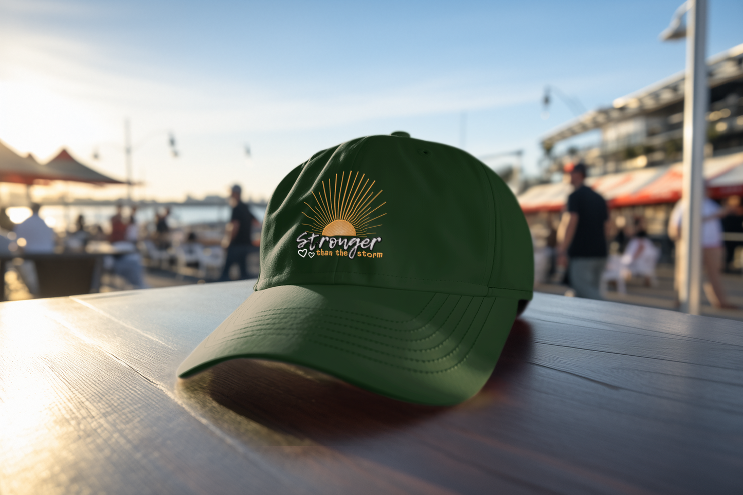 Stronger Than The Storm (DTF Printed Hat)