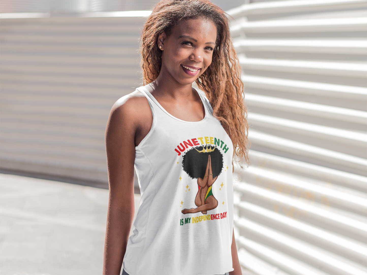 Juneteenth -- My Independence Day (Adult Unisex Tank Top)