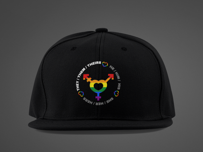 LGBTQ+ Pronouns (DTF Printed Hat)