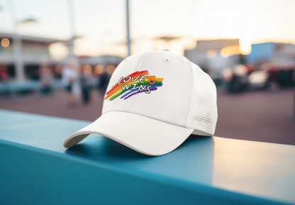 LGBTQ+ "Love Wins" (DTF Printed Hat)