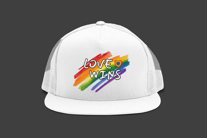 LGBTQ+ "Love Wins" (DTF Printed Hat)