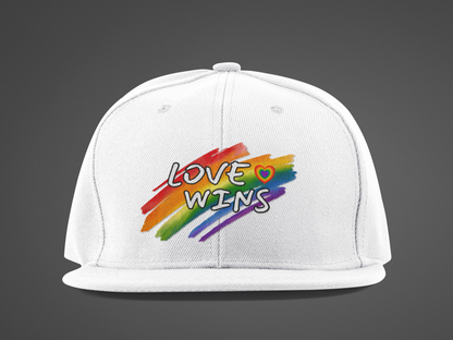 LGBTQ+ "Love Wins" (DTF Printed Hat)