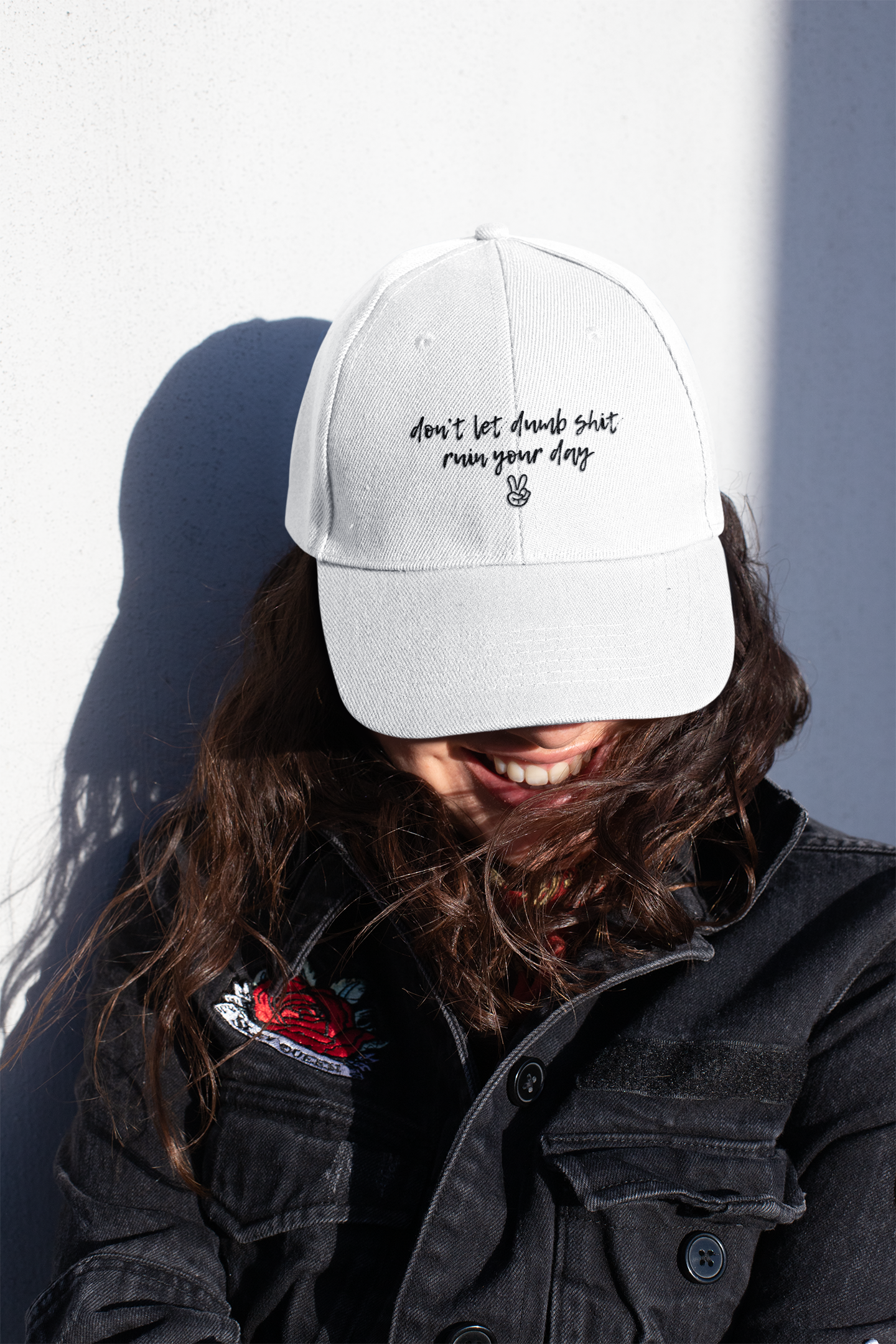 Peace Sign -- Message (DTF Printed Hat)