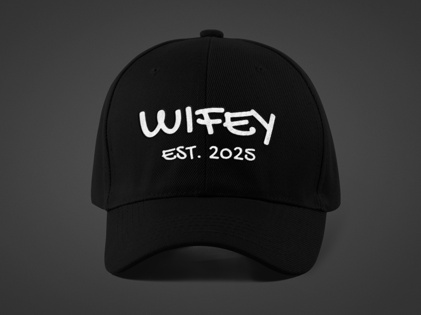 Matching Marriage Hats -- Wifey (DTF Printed Hat)