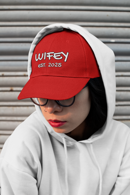 Matching Marriage Hats -- Wifey (DTF Printed Hat)