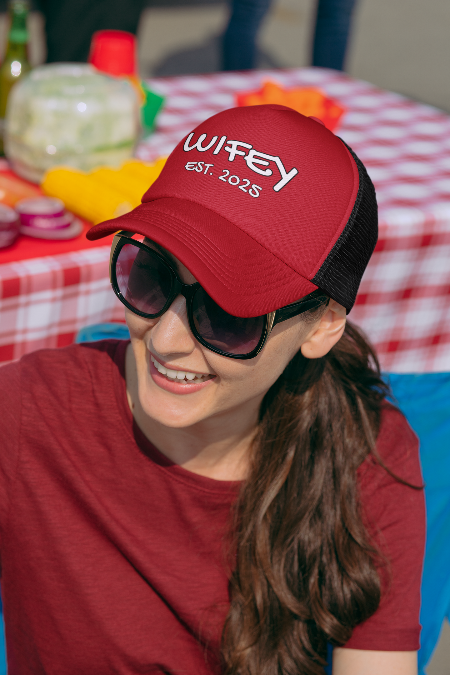 Matching Marriage Hats -- Wifey (DTF Printed Hat)