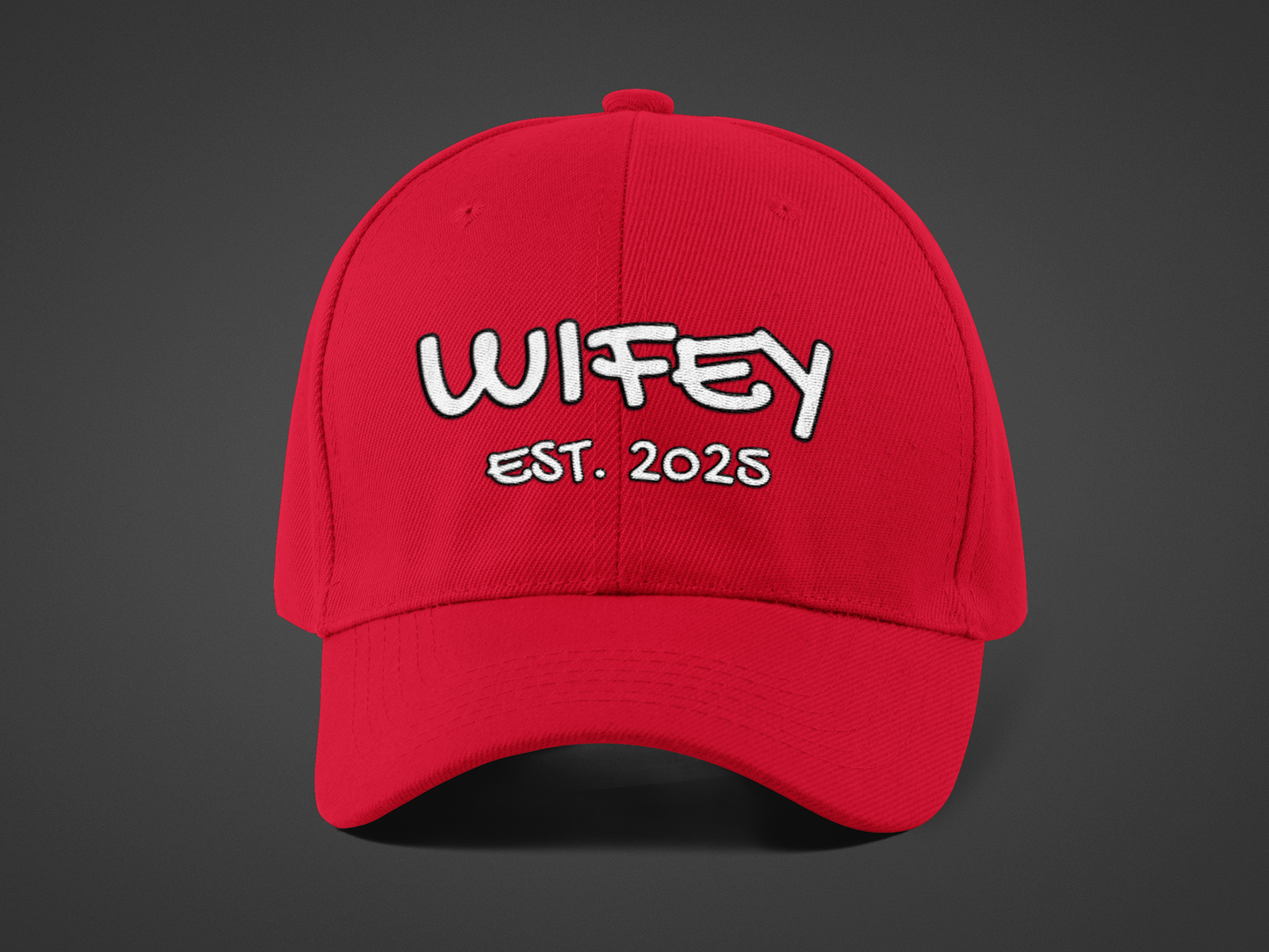 Matching Marriage Hats -- Wifey (DTF Printed Hat)