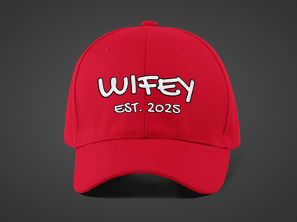 Matching Marriage Hats -- Wifey (DTF Printed Hat)