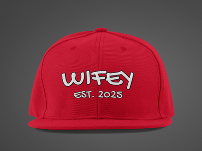 Matching Marriage Hats -- Wifey (DTF Printed Hat)