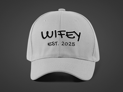 Matching Marriage Hats -- Wifey (DTF Printed Hat)