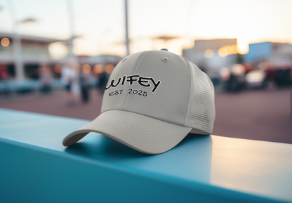 Matching Marriage Hats -- Wifey (DTF Printed Hat)