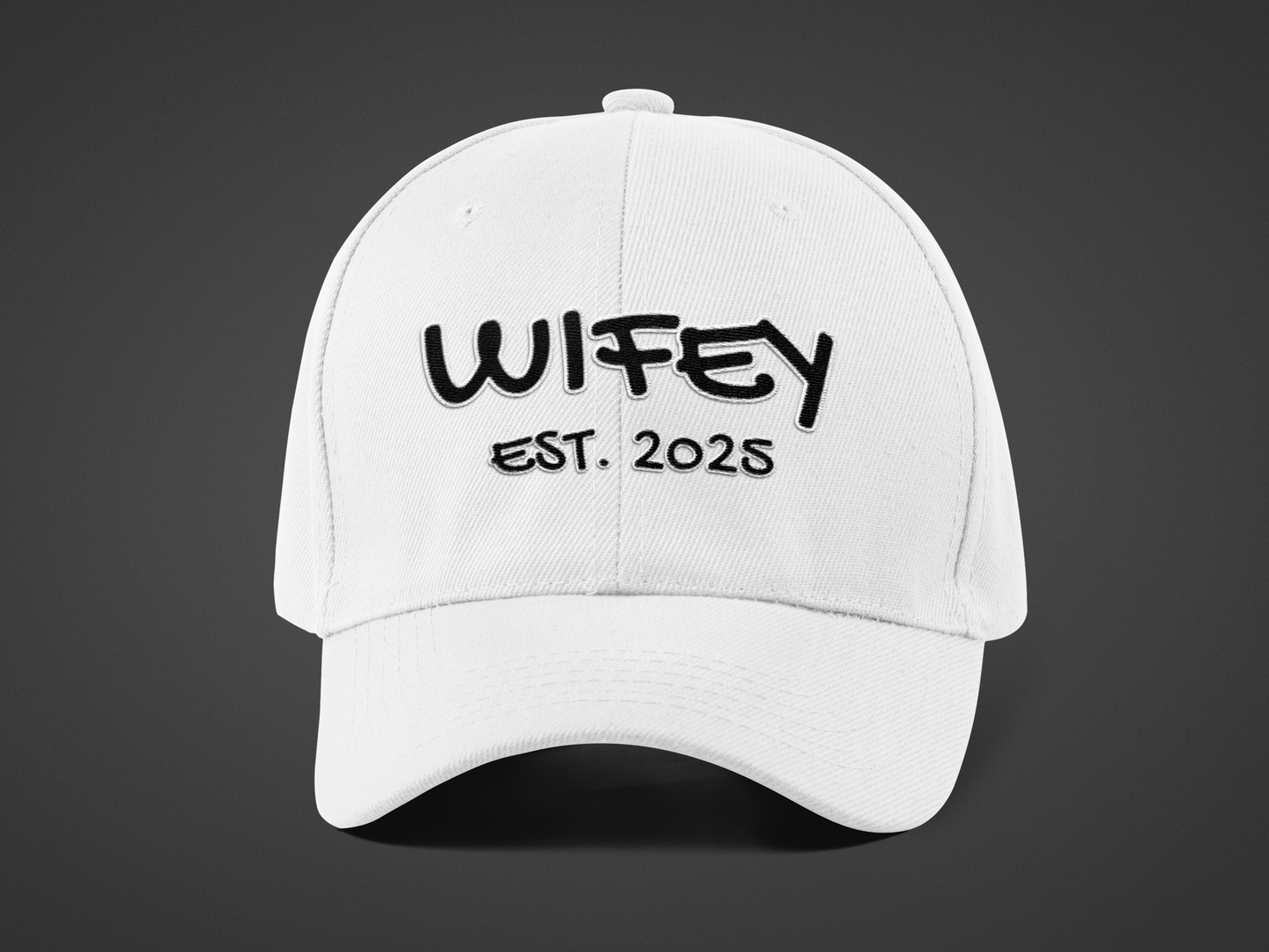 Matching Marriage Hats -- Wifey (DTF Printed Hat)