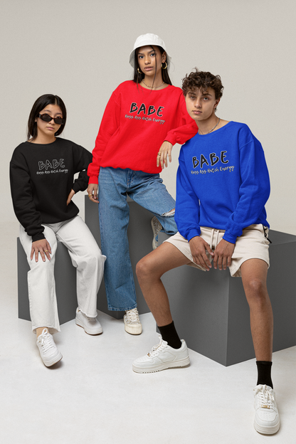 BABE (Youth Unisex Crewneck Sweatshirt)